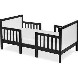 Dream On Me Hudson 3 in 1 Convertible Toddler Bed Black & White