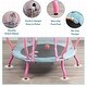 preview thumbnail 9 of 16, Trampolines 48" Round Mini Bouncer with Enclosure