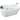 Eago 57-1/8" Acrylic Whirlpool Bathtub for Alcove Installations with