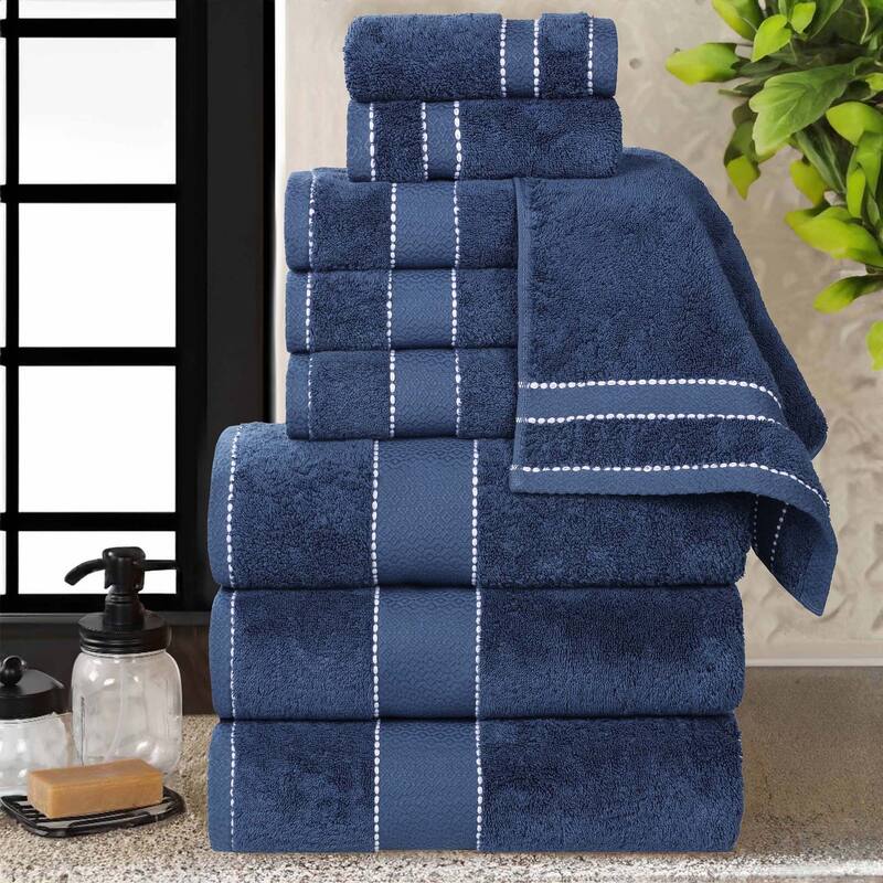 Superior Niles Cotton Ultra-Plush Absorbent 9 Piece Towel Set
