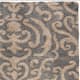 SAFAVIEH Florida Shag Honey Ornate Damask 1.2-inch Thick Rug