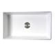 preview thumbnail 6 of 10, Highpoint Collection 33-inch Matte Stone Farmhouse Sink with Accessories