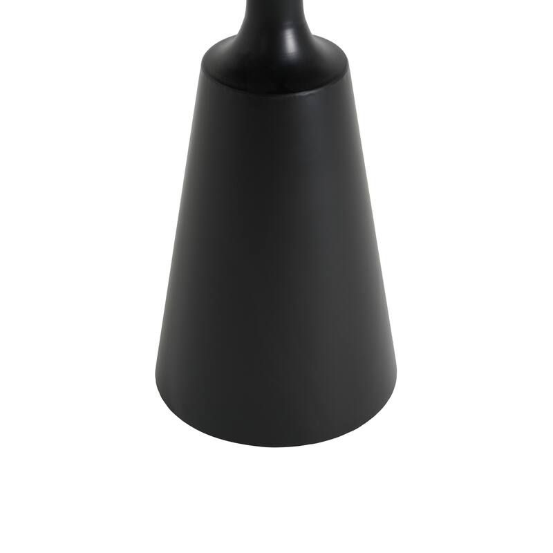 Christopher Knight Home - Lunaro Modern Marble Pattern Top/ Round Glass Top Round Side Table with Black Iron Base