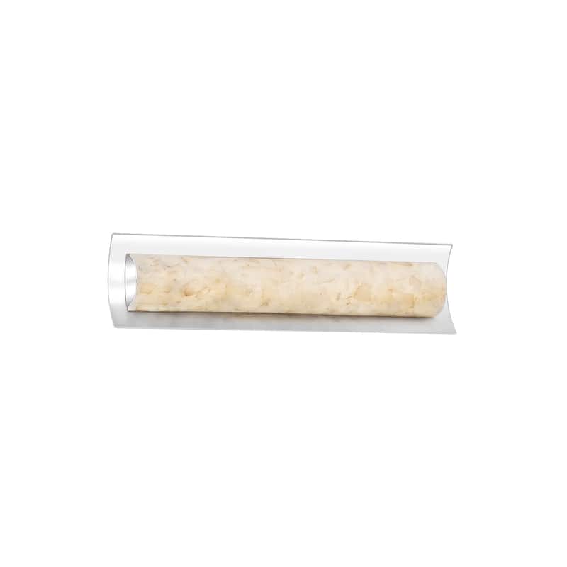 Justice Design Alabaster Rocks Lineate 22-inch Polished Chrome ADA Wall/ Bath Bar