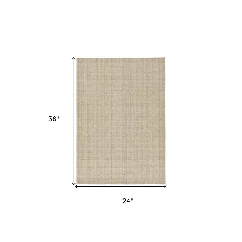 HomeRoots Plaid Transitional Rectangle Area Rug