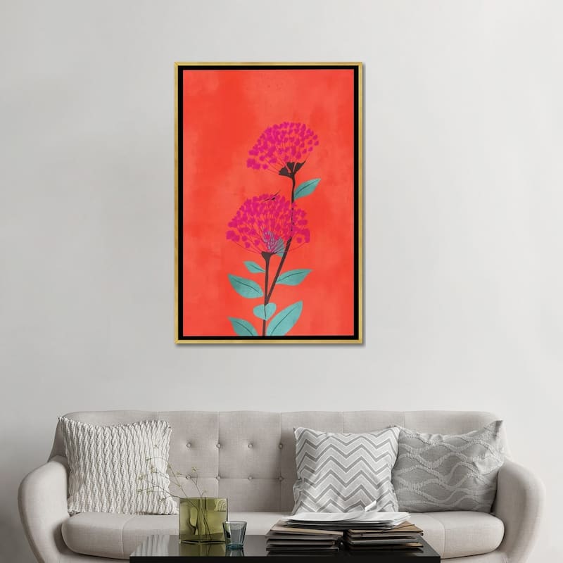 iCanvas "Tropical Sunset" by Kubistika Framed Canvas Print