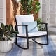 preview thumbnail 10 of 57, SAFAVIEH Daire Outdoor Rocking Chair - 26" W x 31" D x 32" H