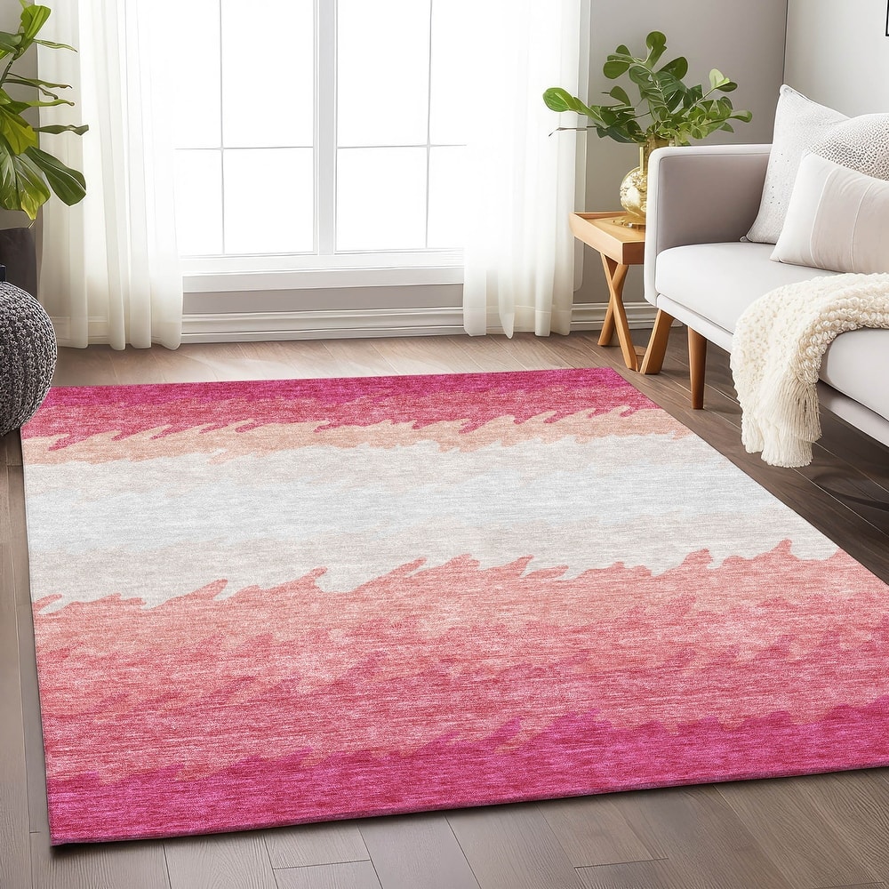 Premium Washable Super Soft Modern Ombre Mayfield Rug