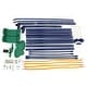 preview thumbnail 8 of 7, Outdoor Backyard Metal Swing Activity Set with Glider for Kid Children