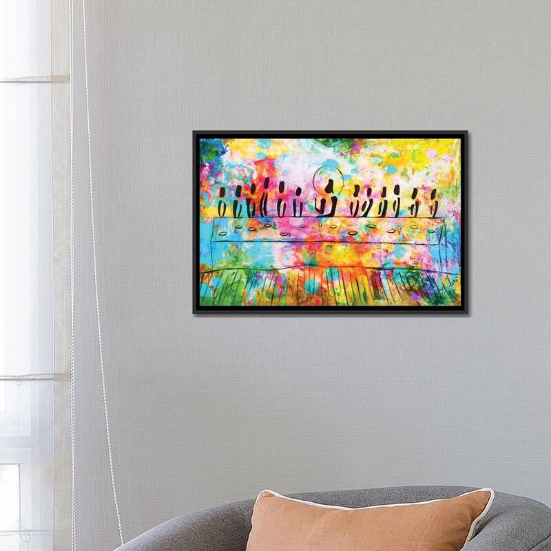 iCanvas "Last Supper" by Ivan Guaderrama Framed Canvas Print