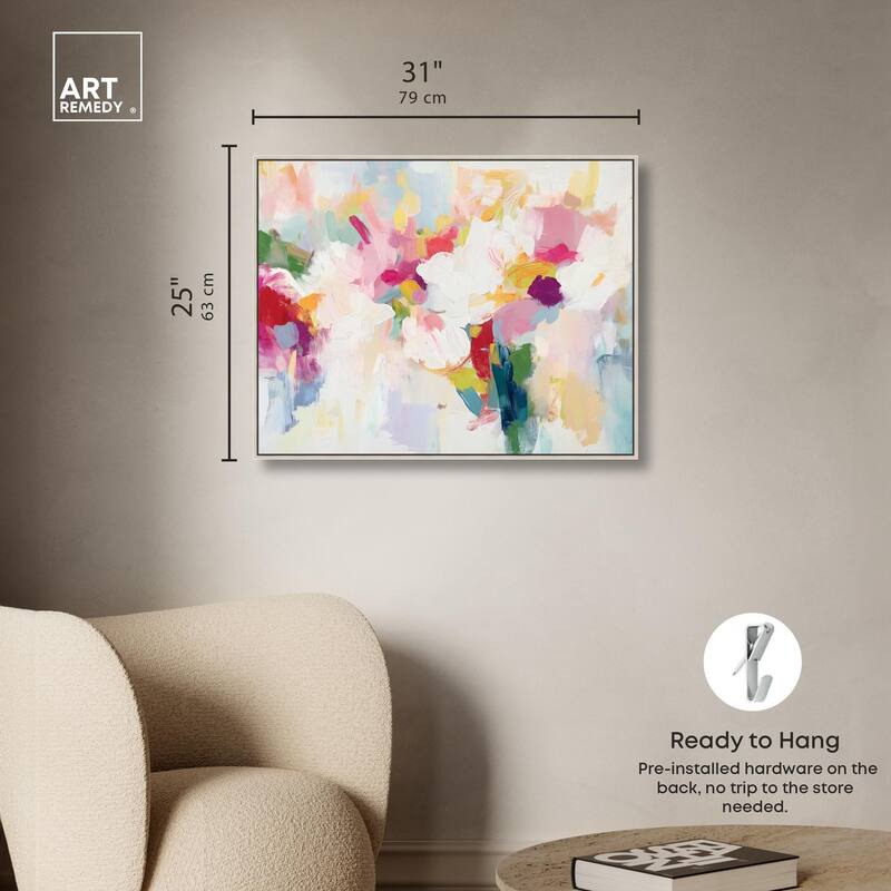 Saturated Colors I Canvas by Art Remedy
