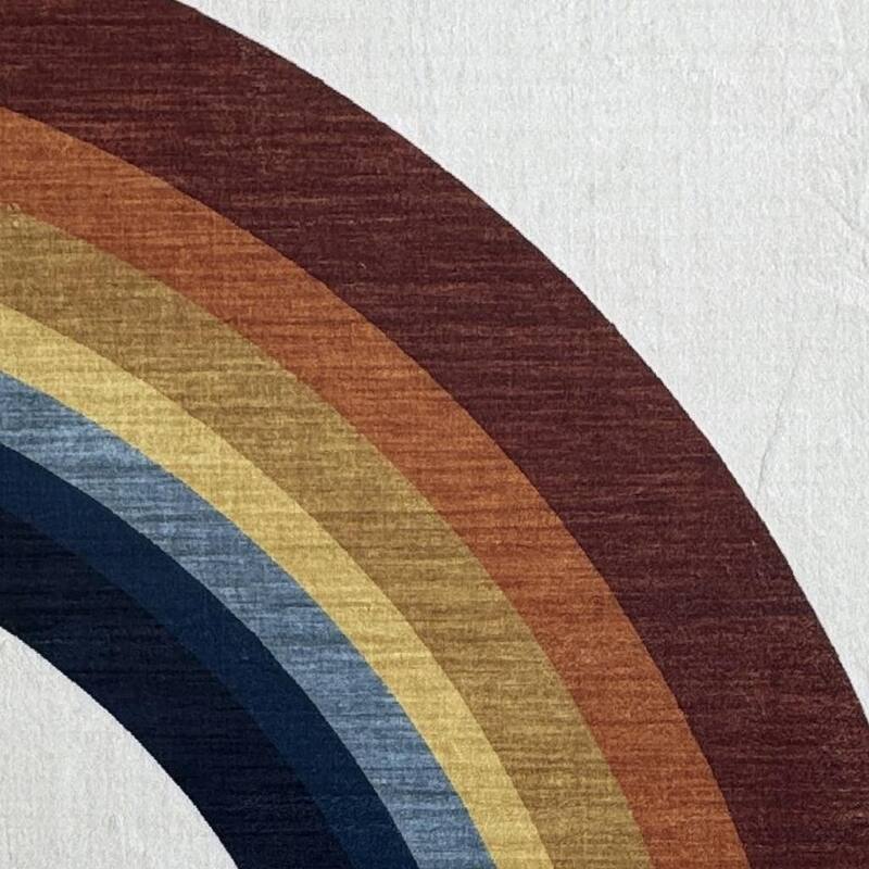 HomeRoots Juvenile/Youth Modern Rectangle Area Rug
