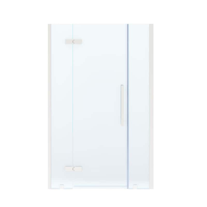 OVE Decors Tampa Corner Frameless Pivot Hinge Shower Door Kit with Base Pan, 2025