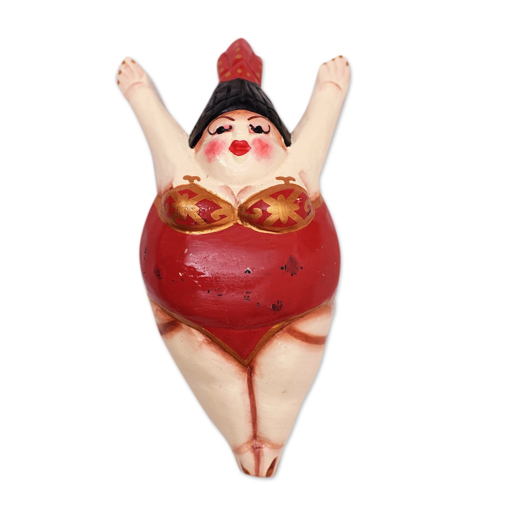 Novica Handmade Graceful Flight Wood Ornament