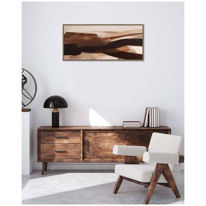 Kate and Laurel Pathway II Panel by Amy Lighthall Framed Canvas Wall Art Print