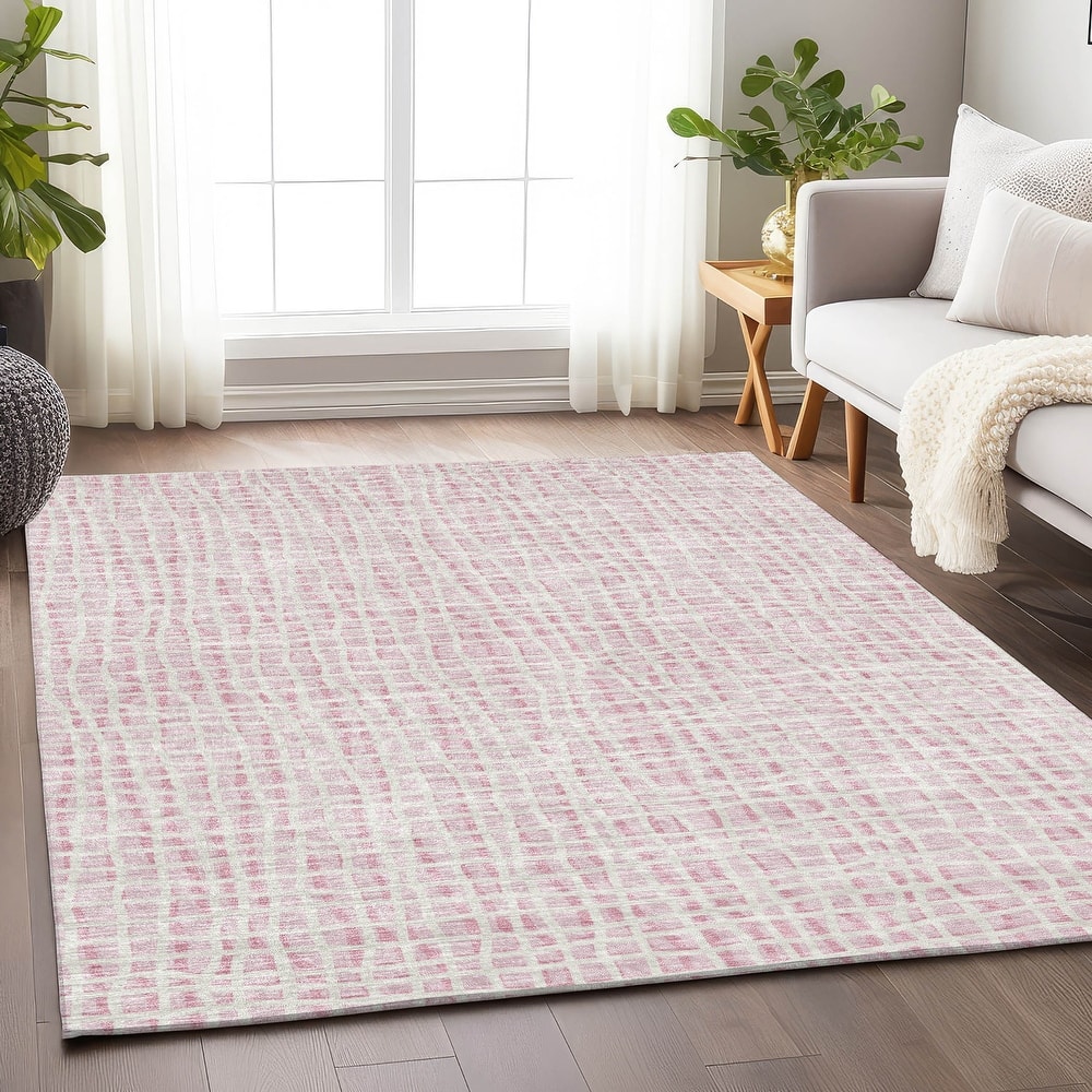 Premium Washable Super Soft Modern Lines Mayfield Rug