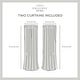 preview thumbnail 5 of 13, ATI Home Alfie Room Darkening Blackout Grommet Top Curtain Panel Pair