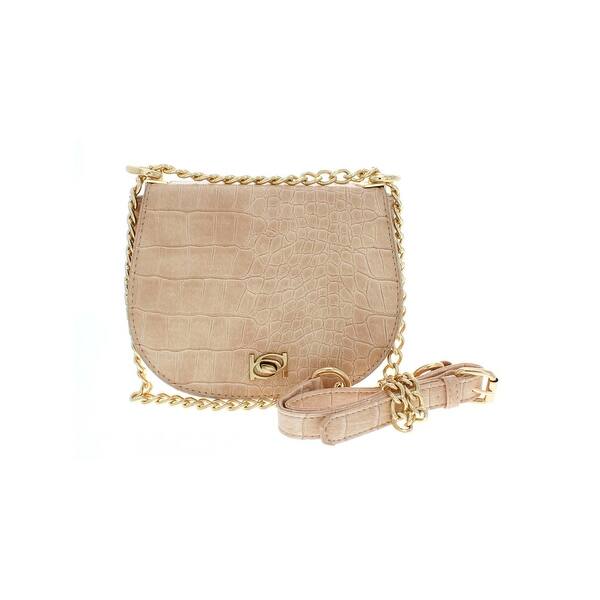 Bebe Womens Michelle Crossbody Handbag Evening Chain Small Overstock