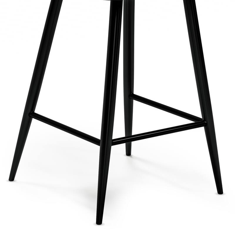 WYNDENHALL Skyla Contemporary 16 inch Counter Height Stool (Set of 2) - 19.5"D x 19"W x 38"H