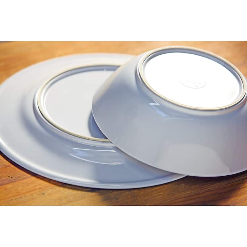 Coastal Melamine Flat Plate - Set of 6