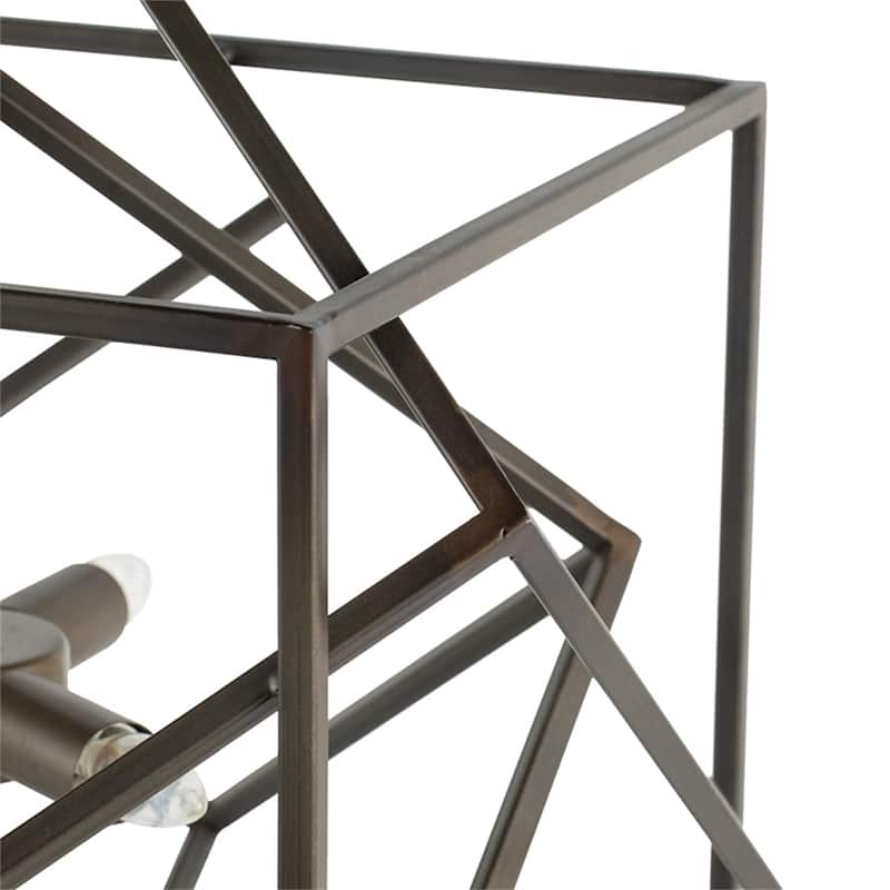 3 Light Metal Chandelier (Bulb Not Included)