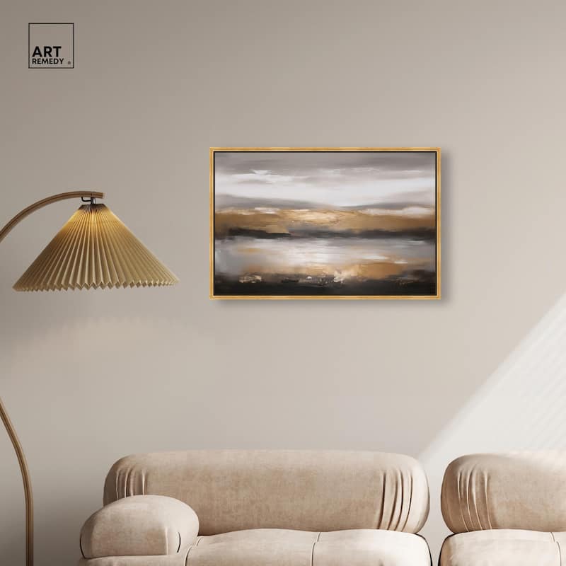 Dust and Gold Canvas by Art Remedy