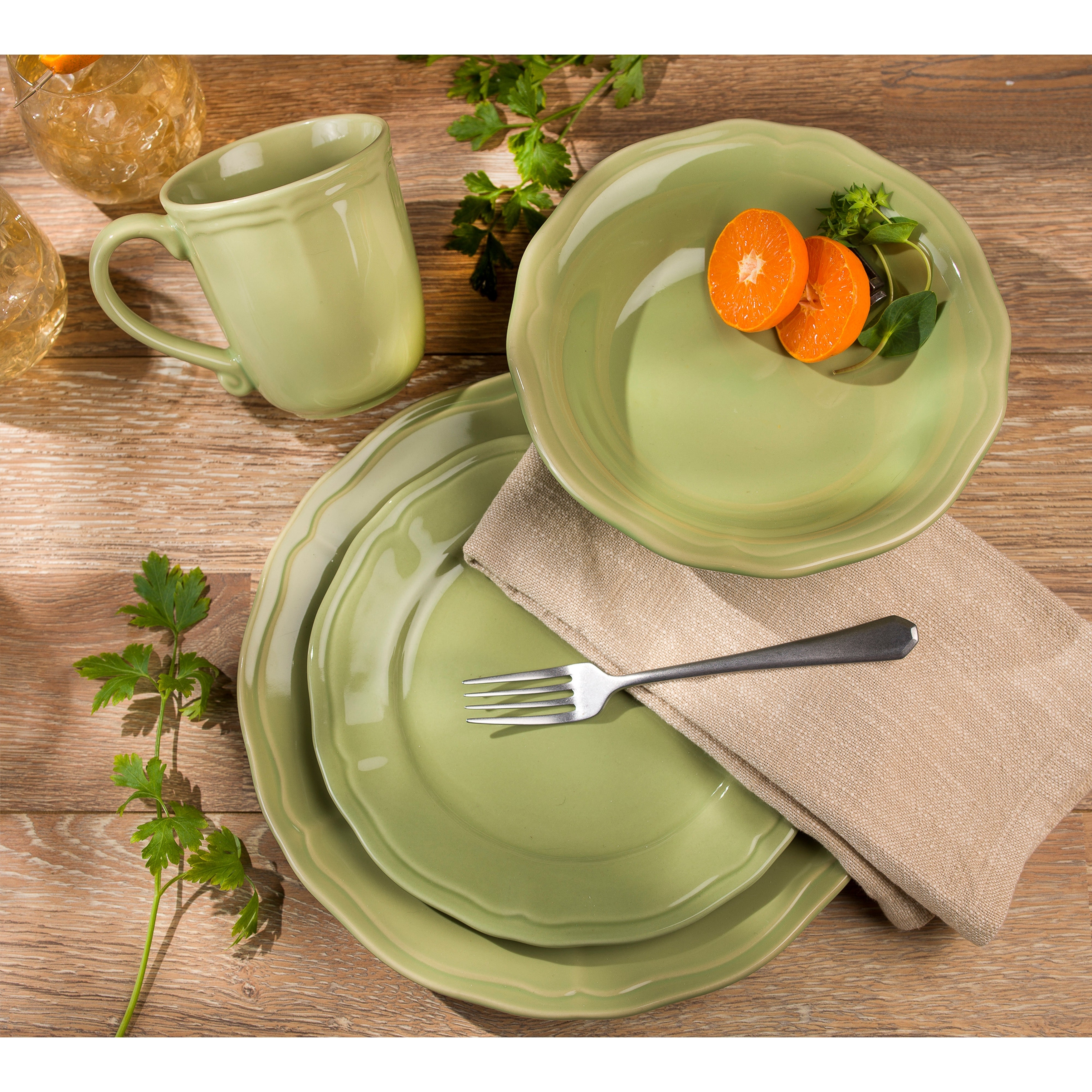 Euro Ceramica Siena 16 / 32 Piece Dinnerware Set