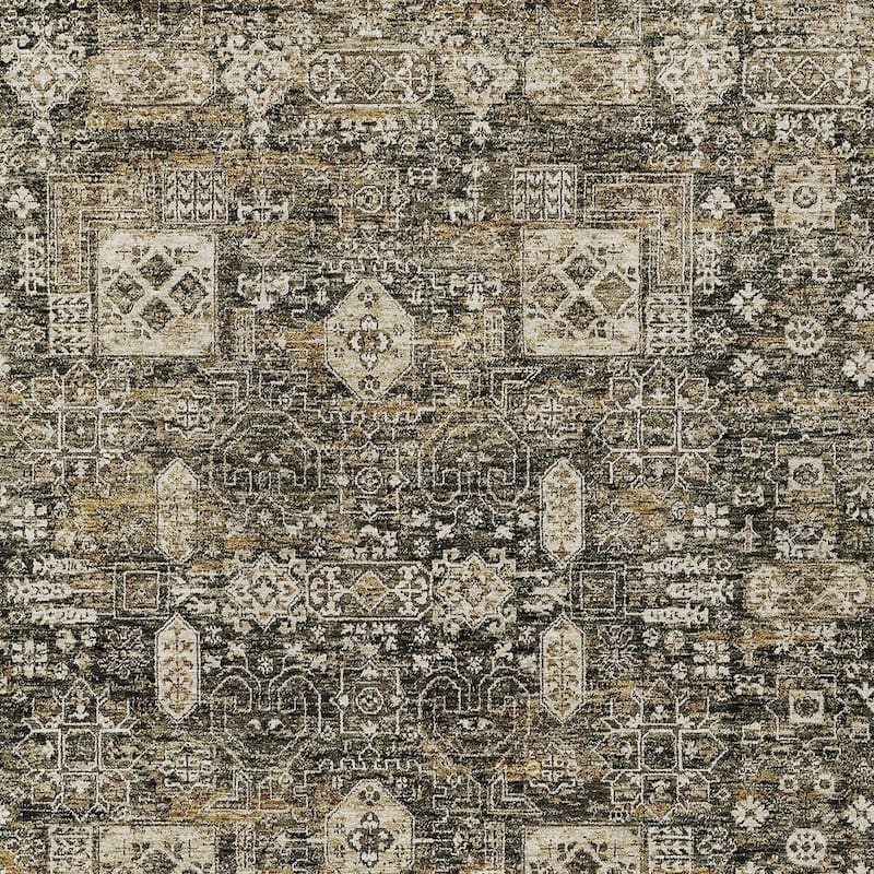 HomeRoots Oriental Transitional Rectangle Outdoor Rug