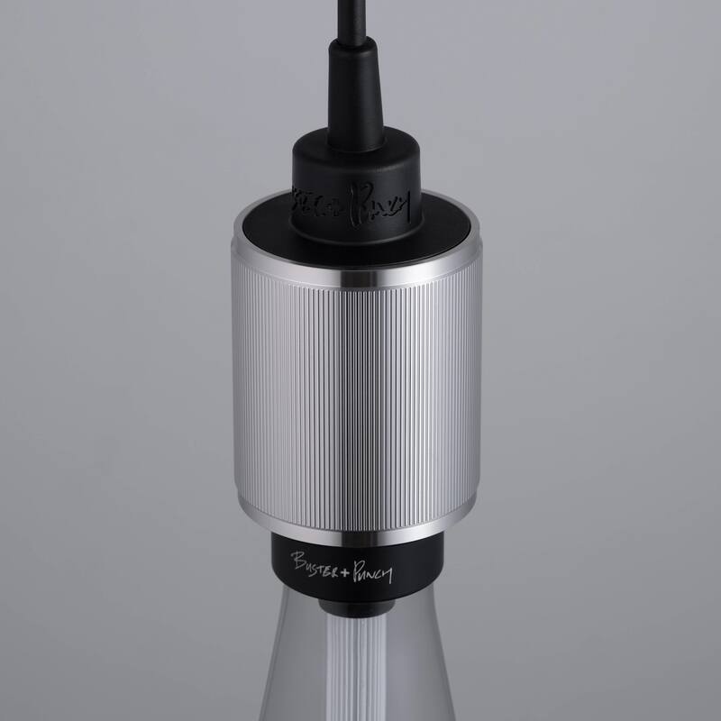 Buster + Punch NHM-052911 Heavy Metal 2" Wide Mini Pendant with Linear