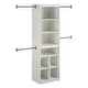 preview thumbnail 20 of 26, Systembuild Evolution Rochon Closet Storage System White