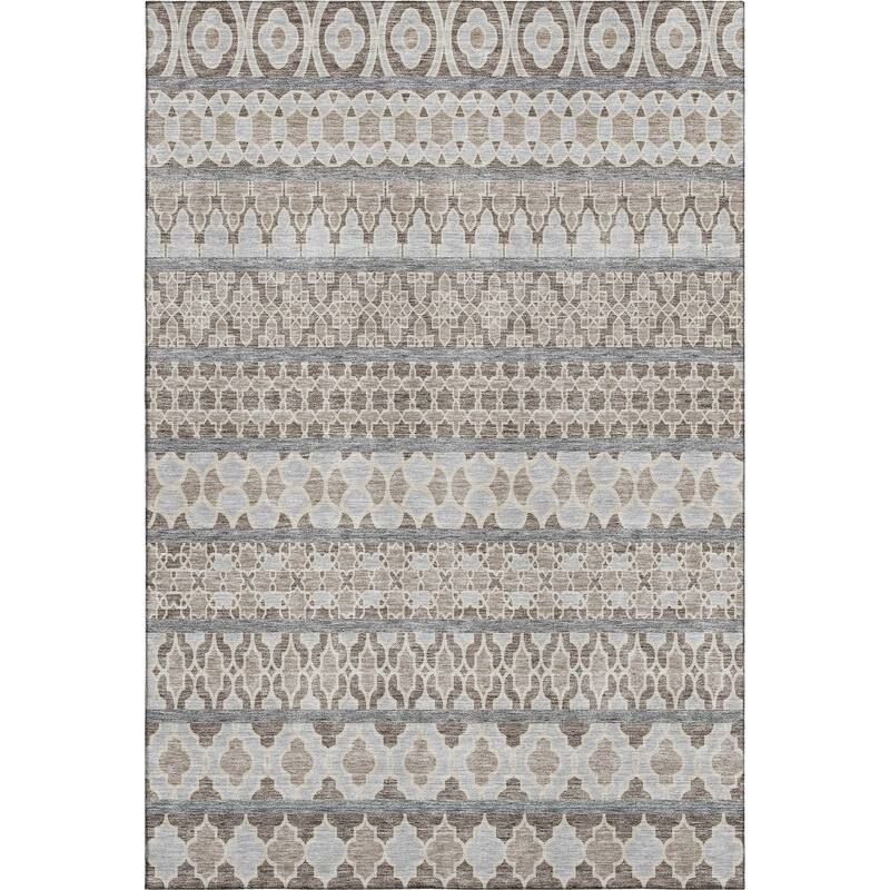 Premium Washable Super Soft Boho Stripes Mayfield Rug