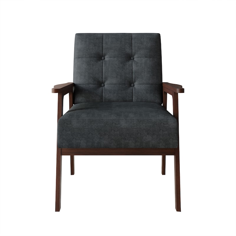 CraftPorch Modern Accent Chair - Dark Grey