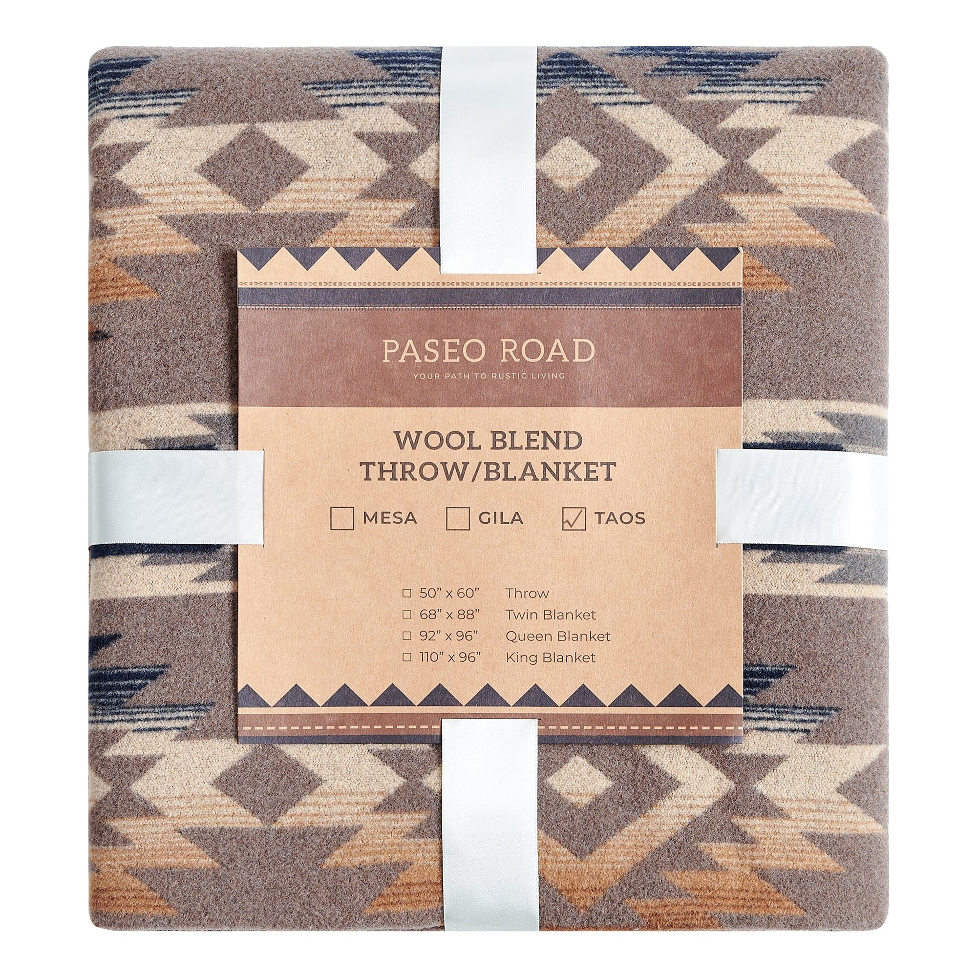 Paseo Road Taos Wool Blend Western Blanket