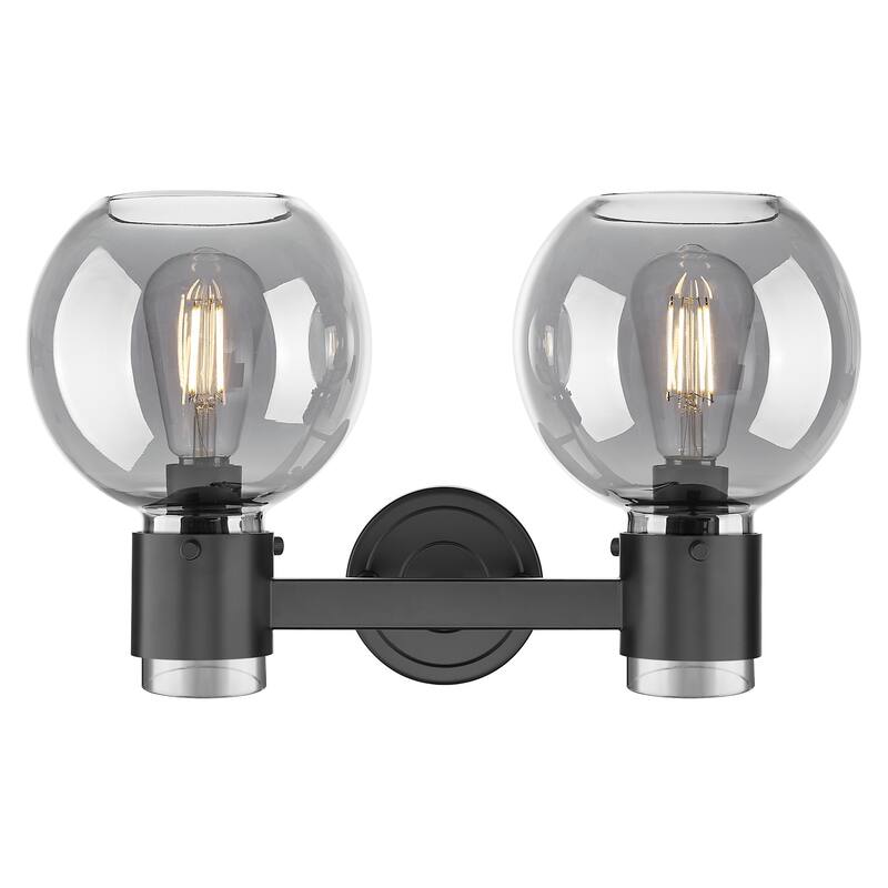 Innovations Lighting 464-2W-G464B-7SM Lawton Sphere 2 Light 16" Wide