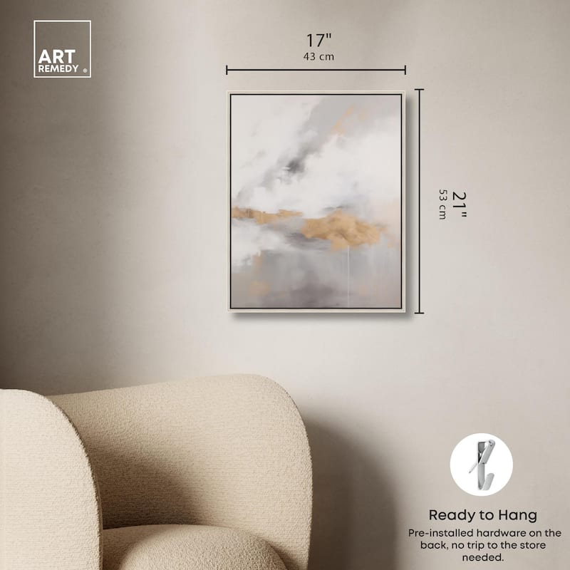 Fleeting Gold II Canvas by Art Remedy