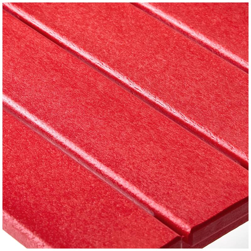 Aderson Outdoor Poly Adirondack Chair with Side Table