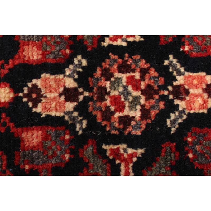 ECARPETGALLERY Hand-knotted Andelz Dark Navy Wool Rug - 2'9 x 9'0