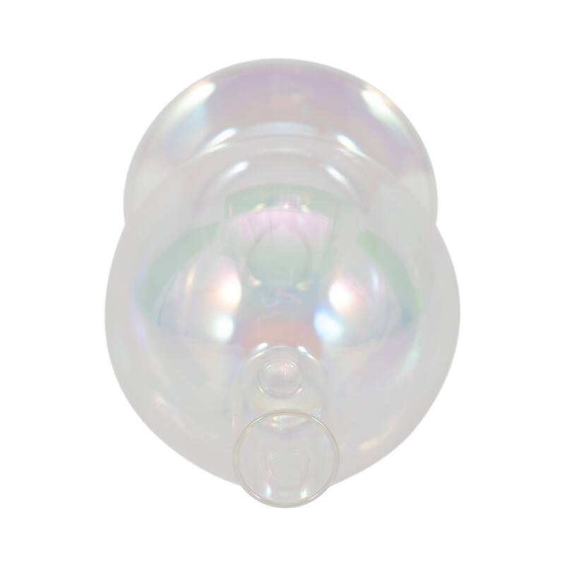 Sagebrook Home Glass Elegance - Illuminate Your Space with Unique Candle Holders - 4" x 4" x 7"