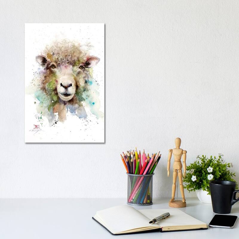 iCanvas "Sheep" by Dean Crouser Canvas Print - 12x8x0.75