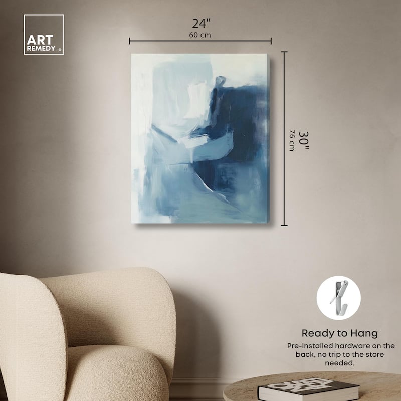 Glacial Reflections I Canvas by Art Remedy, Gallery Wrapped
