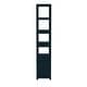 preview thumbnail 4 of 11, Lark 4-Tier Etagere Bookcase Cabinet