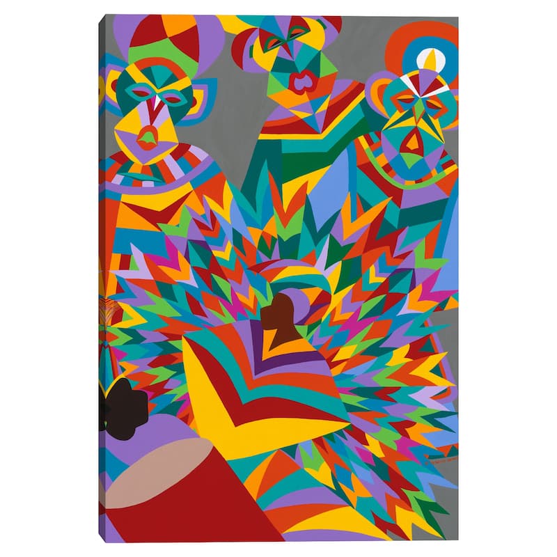 Junkanoo by Synthia SAINT JAMES Canvas Art Print