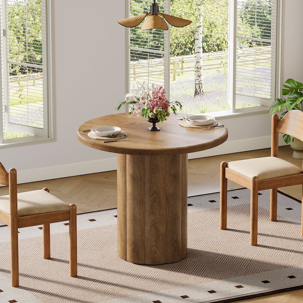 31.5-Inch Small Kitchen Table with Sturdy Base