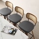 preview thumbnail 73 of 199, 26"/29" Swivel Bar Stools/ Counter Stools with Bentwood Legs