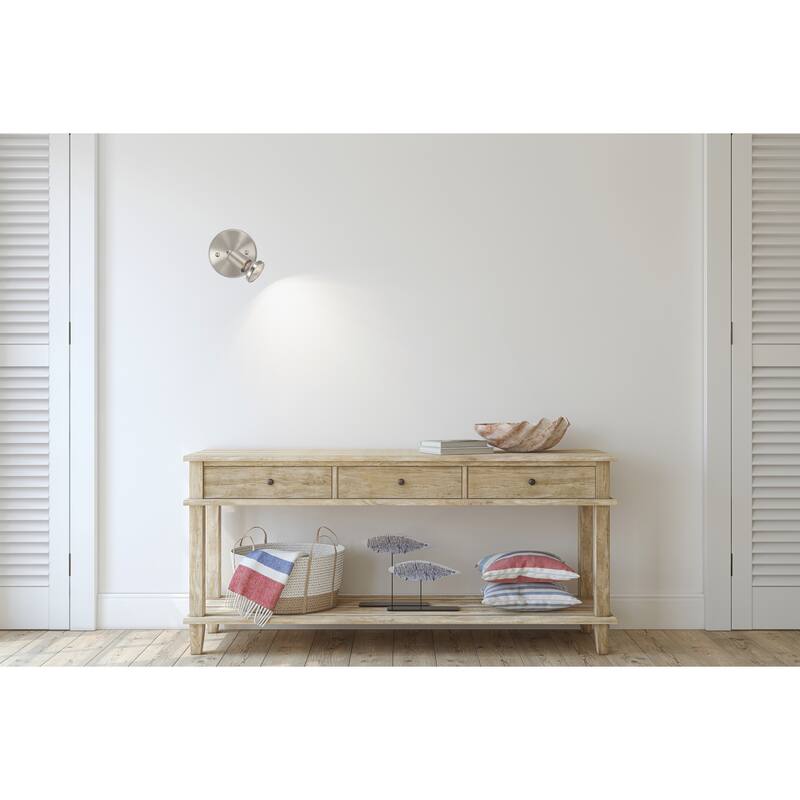 Eglo Buzz Wall Track Light With Matte Nickel Finish