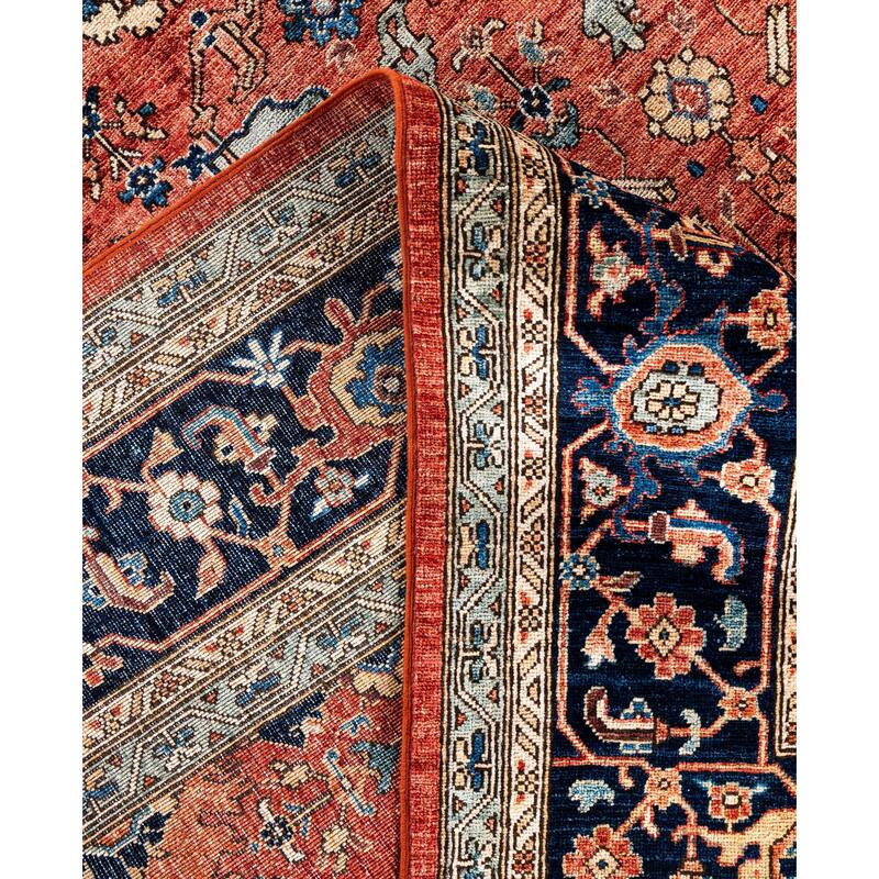 Serapi One-of-a-Kind Hand-Knotted Area Rug - Red - 9' 3" x 11' 10"