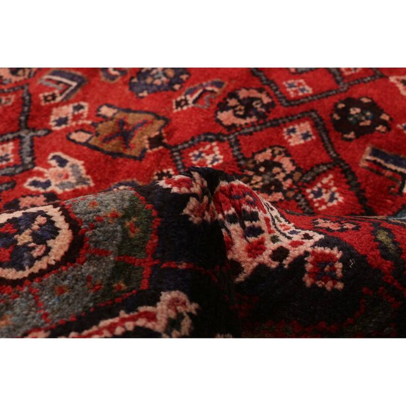 ECARPETGALLERY Hand-knotted Andelz Red Wool Rug - 5'5 x 10'2