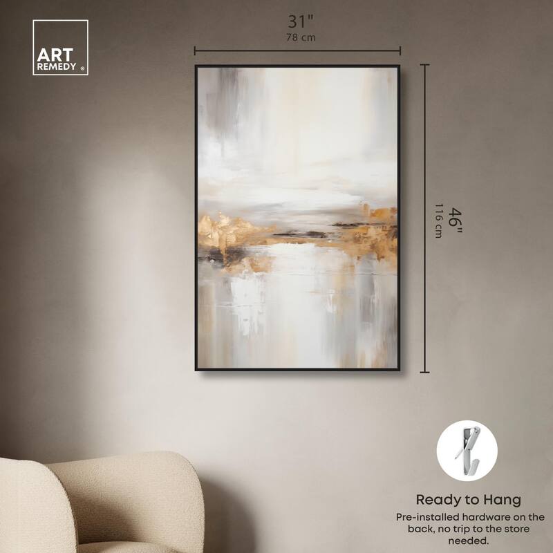 Gold Dust II Canvas by Art Remedy