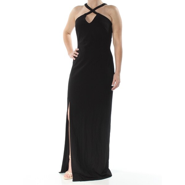 calvin klein black formal dress