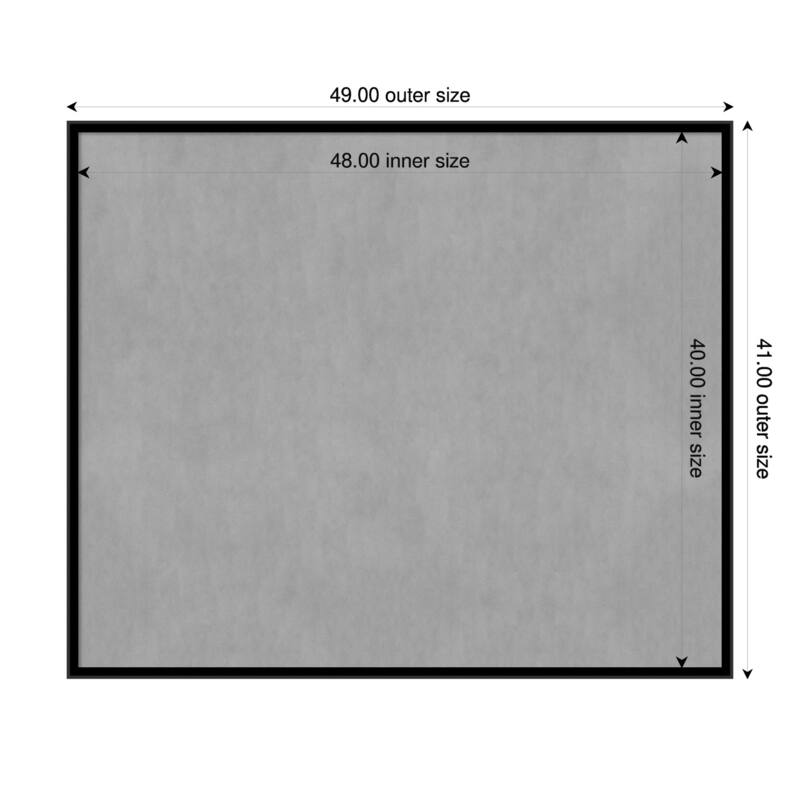 Amanti Art Incline Black Framed - 49 x 41 in - Incline Black